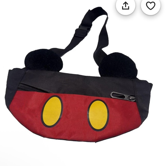 Handbags - Disney Mickey Mouse Fanny Pack Belt Bag Youth Small Adults
